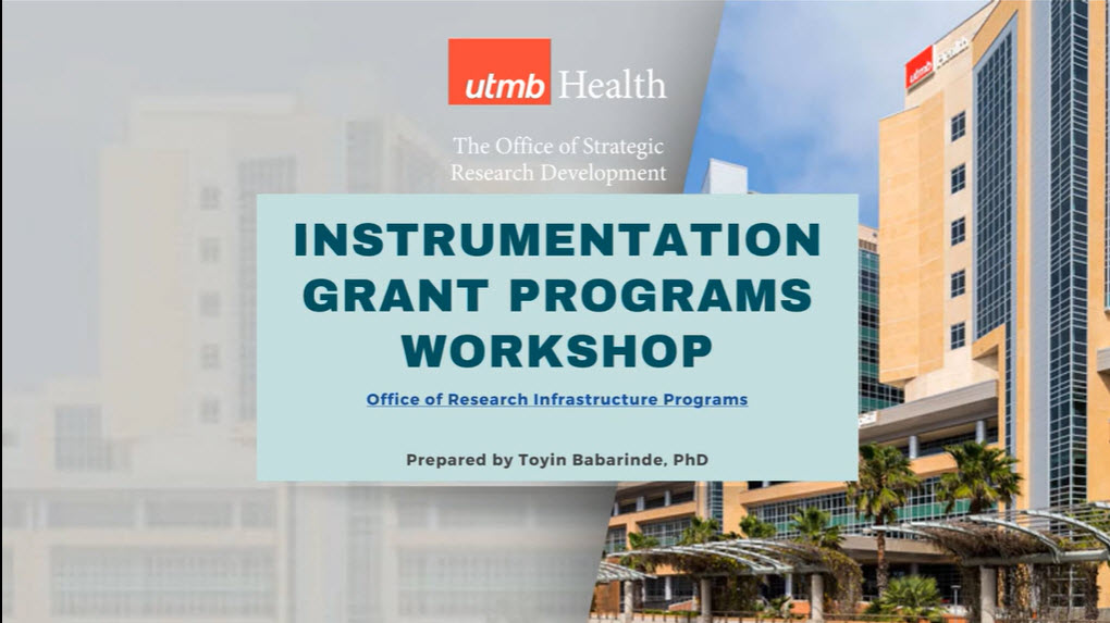 Shared Instrument GRant Programs slide